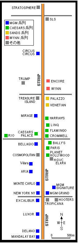 系列ホテル図