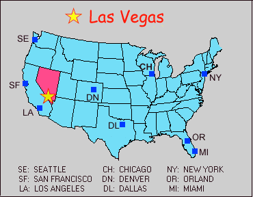 ラスベガスに関連する各種地図