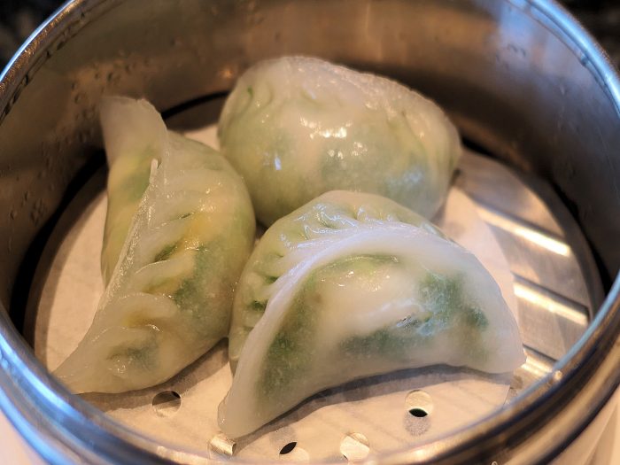 Steamed Dumplings with Shrimp and Chives