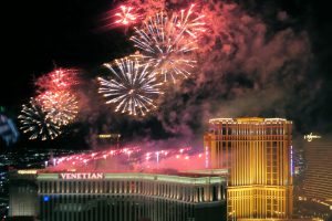 2020年の新年を祝う花火大会