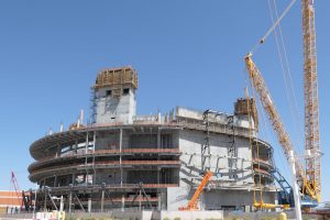 建設続行を決めた、円形マディソン・スクエア・ガーデン Sphere。