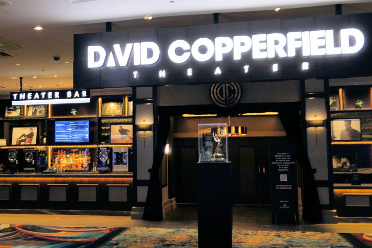 現在の デイビッド・カッパーフィールド・シアター。11月6日に公演再開予定。（MGM Grand ホテル）