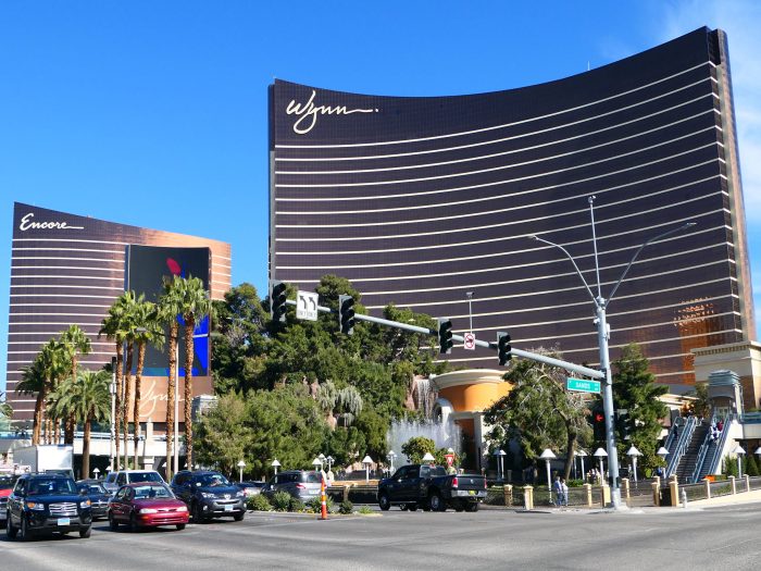 6位： Wynn Las Vegas、一つの縞模様は２フロア分。