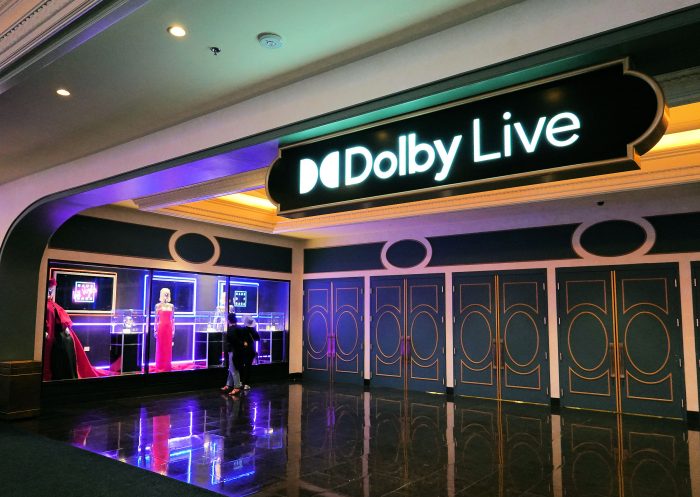 「Dolby Live」の入口。左奥はレディー・ガガのギフトショップ。
