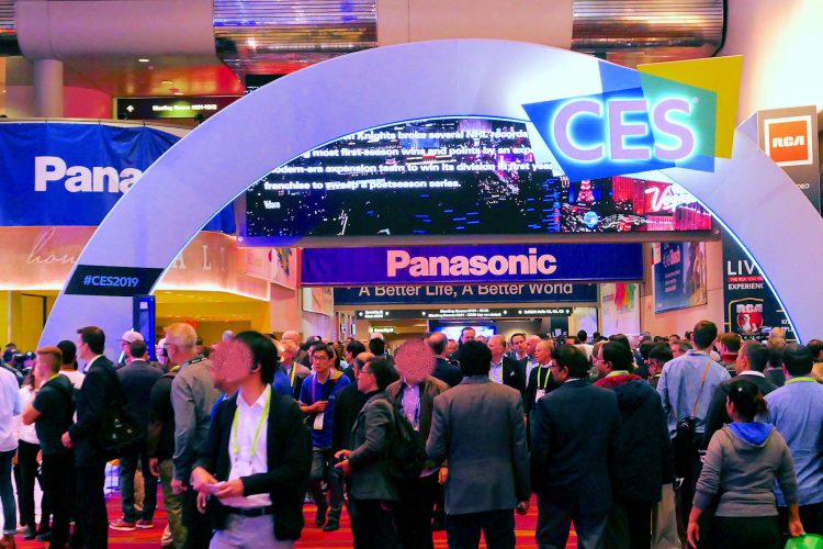 世界最大級のテクノロジー業界の祭典「CES」。（写真はコロナ前の2019年開催時のもの）