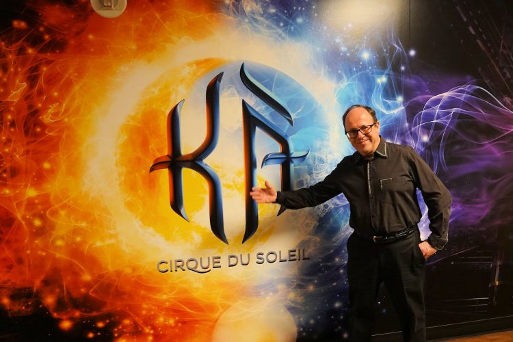 シルク・ドゥ・ソレイユの「ＫＡ」の総責任者 Claude Bourbonnière 氏。